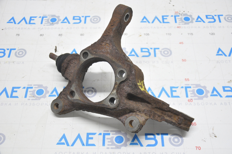 Front left Subaru Forester 14-18 SJ trunnion rusty with sawn off ball joint