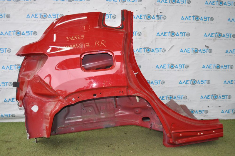 Quarter wing rear right Jeep Compass 17-21 red PRM poke