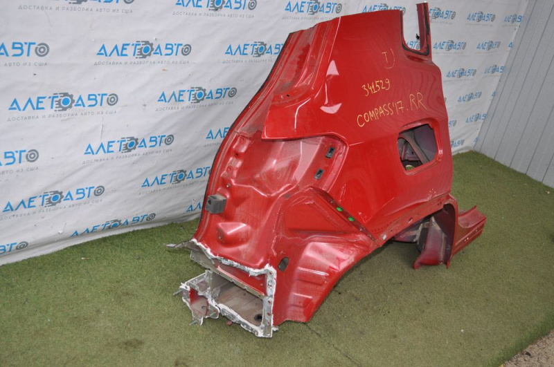 Quarter wing rear right Jeep Compass 17-21 red PRM poke