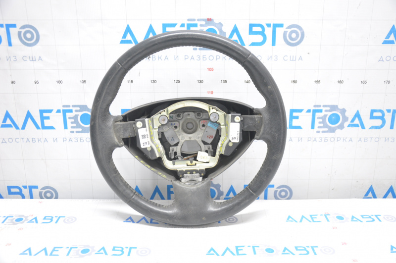 Naked steering wheel Nissan Leaf 13-17 leather black with heating scratches