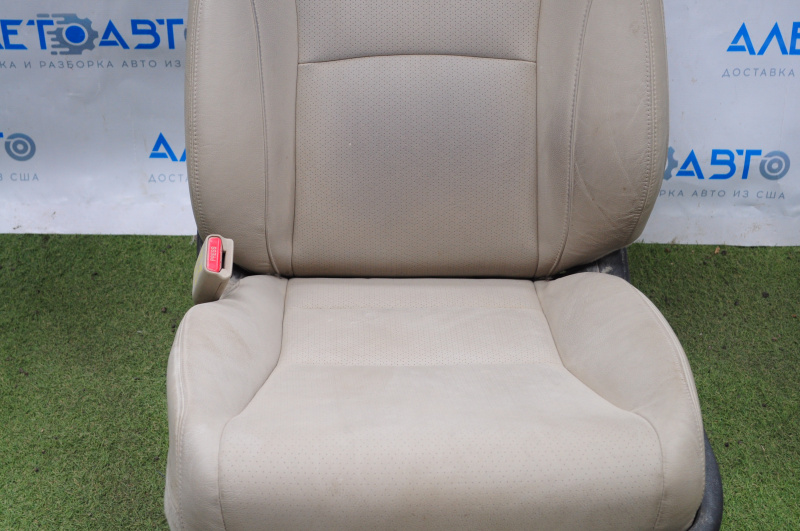 Driver's seat Honda Accord 13-17 without airbag, electric, leather beige