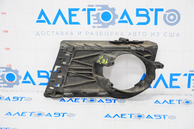 Right bumper grille for VW Tiguan 2009-2011 pre-restored under fog lights
