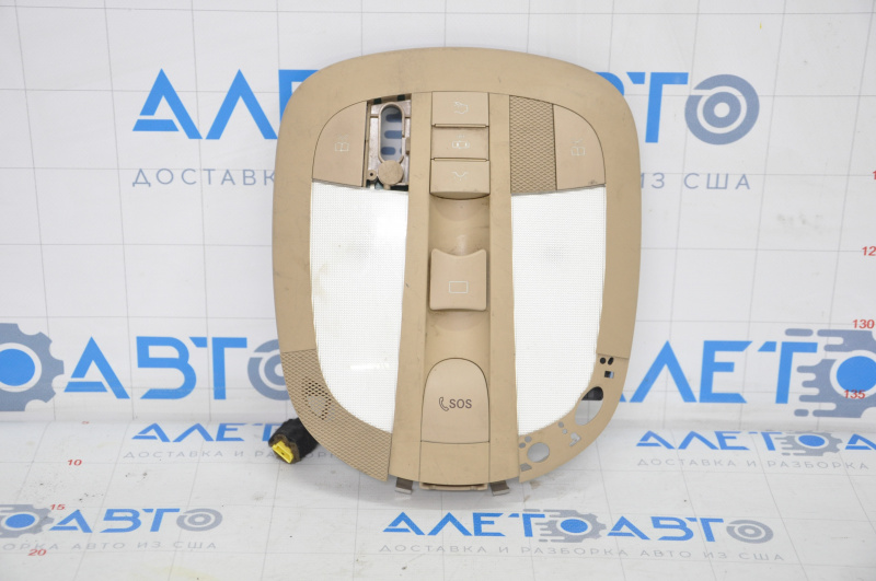 Front light Mercedes W164 ML W251 R beige, under sunroof, 1 button broken, no cover, scratches
