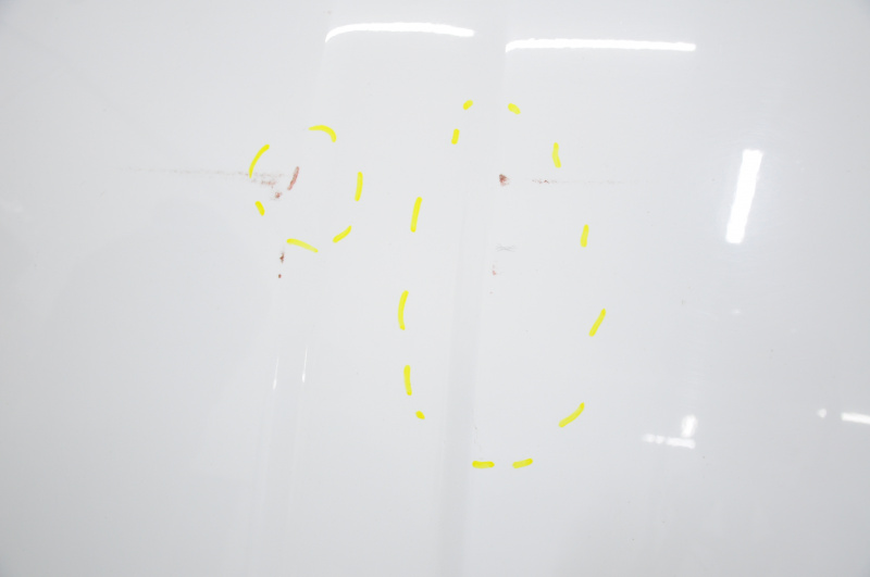 Hood bare Dodge Grand Caravan 11-20 white PW7, pokes