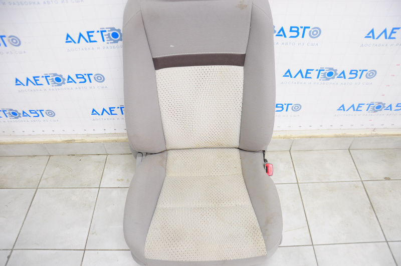 Passenger seat Toyota Camry v50 12-14 usa without airbag, mechanical, cloth gray, for dry cleaning
