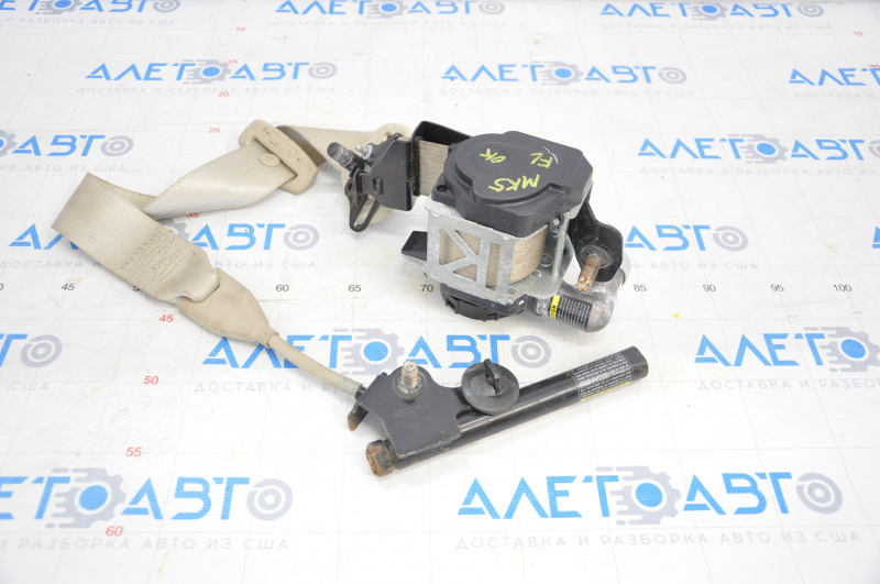 Driver's seat belt with tensioner Hyundai Sonata 15-17 beige