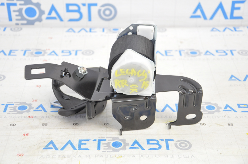 Subaru Legacy 15-19 rear right seat belt, black