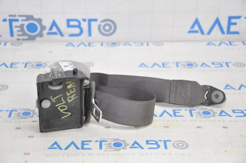Rear left seat belt for Chevrolet Volt 11-15, dark gray
