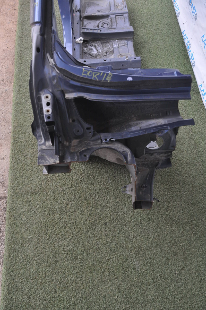Quarter front right Subaru Forester 14-18 SJ blue with central pillar, without side member