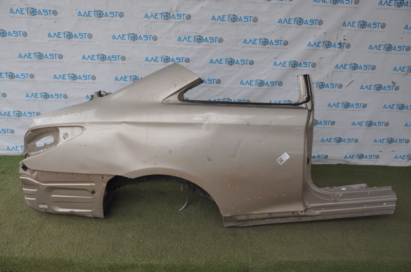 Quarter wing rear right Toyota Solara 2.4 04-08 gold dented, pokes