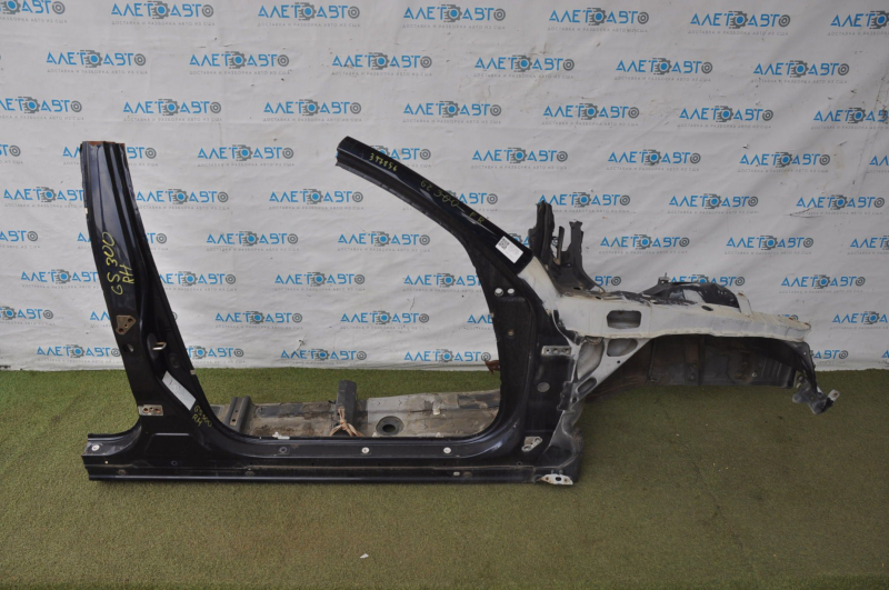 Front right quarter Lexus GS300 GS350 GS430 GS450h 06-11 blue with central pillar