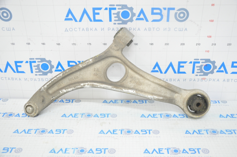 Lower front right arm Hyundai Sonata 11-15 aluminum, torn silent blocks
