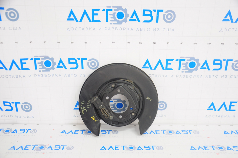 Rear left brake disc cover Hyundai Sonata 11-15 hybrid with parking brake mechanism