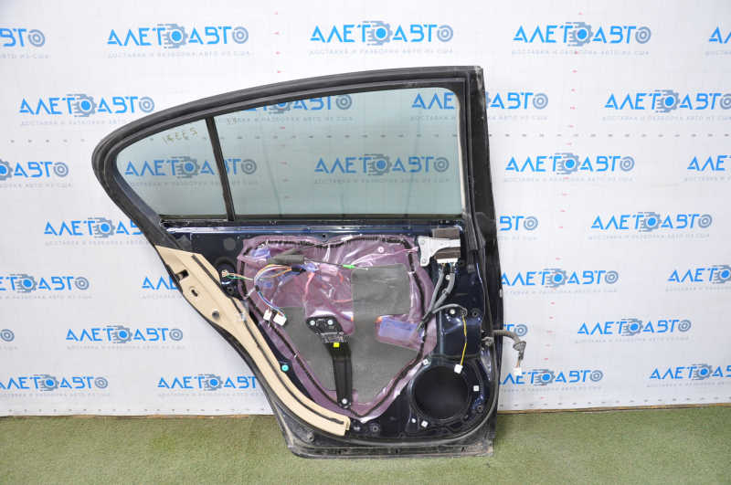 Rear left door assembly for Lexus GS300 GS350 GS430 GS450h 06-11, blue butt, painted