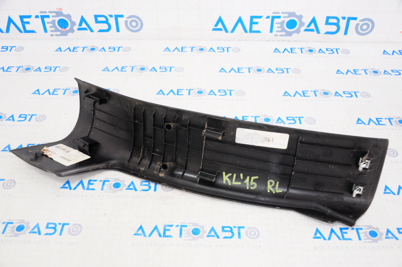 Door sill trim rear left Jeep Cherokee KL 14-23 black, rubbed