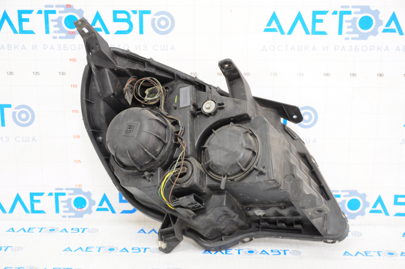 Headlight front left naked Chevrolet Equinox 10-15 pre-rest, for polishing