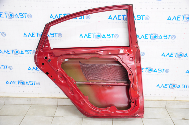 Door bare rear left Hyundai Sonata 11-14 red TR, putty