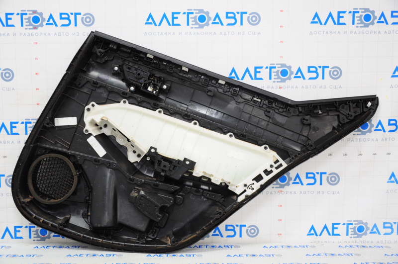 Door trim card rear left Nissan Altima 19-21 leather, black, scratch