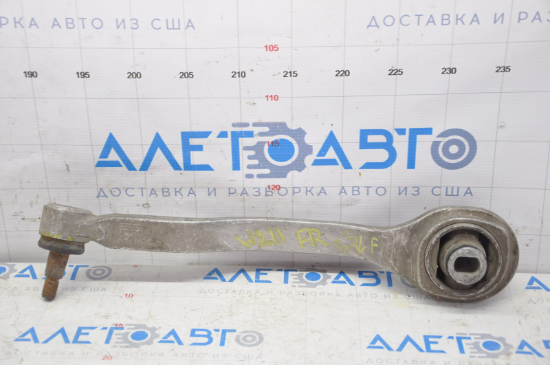 Lower front right arm Mercedes W211 rwd, silent block torn, ball joint for restoration