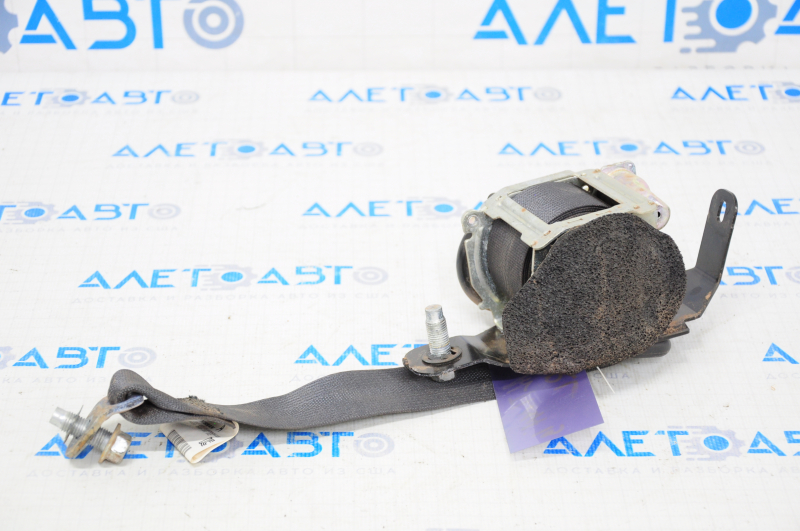 Seat belt rear left Nissan Altima 19-22 black, water damage