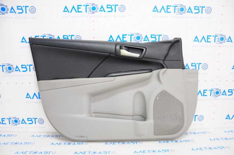 Door trim card front left Toyota Camry v50 12-14 usa gray, gray armrest