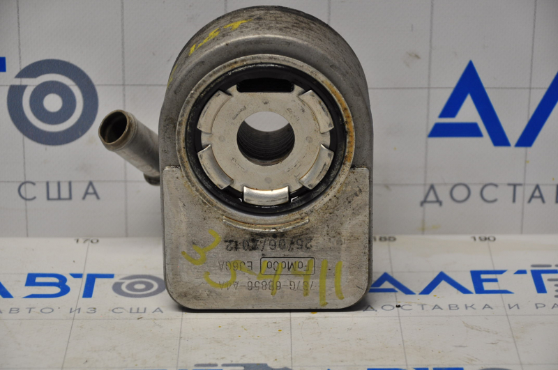 Oil cooler ICE Ford Fusion mk5 13-14 1.6T is crushed and the tube is bent