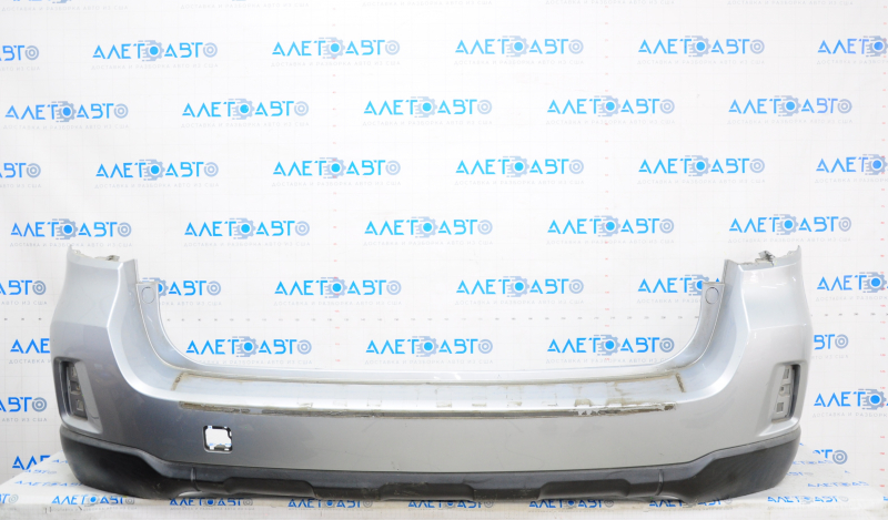 Rear bumper bare Subaru Outback 15-17 silver G1U, cracked, rubbed