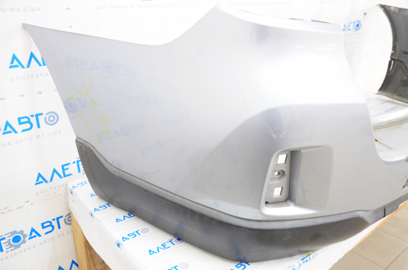 Rear bumper bare Subaru Outback 15-17 silver G1U, cracked, rubbed