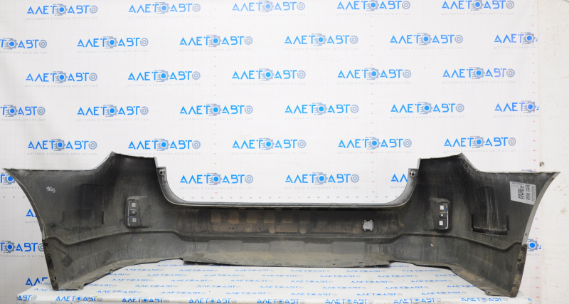 Rear bumper bare Subaru Outback 15-17 silver G1U, cracked, rubbed