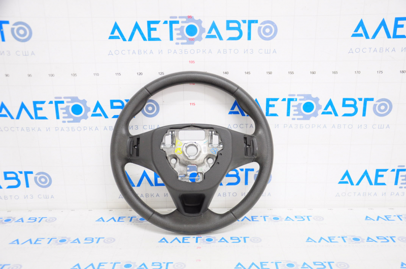Naked steering wheel Chevrolet Cruze 16-19 rubber black, without buttons and paddles