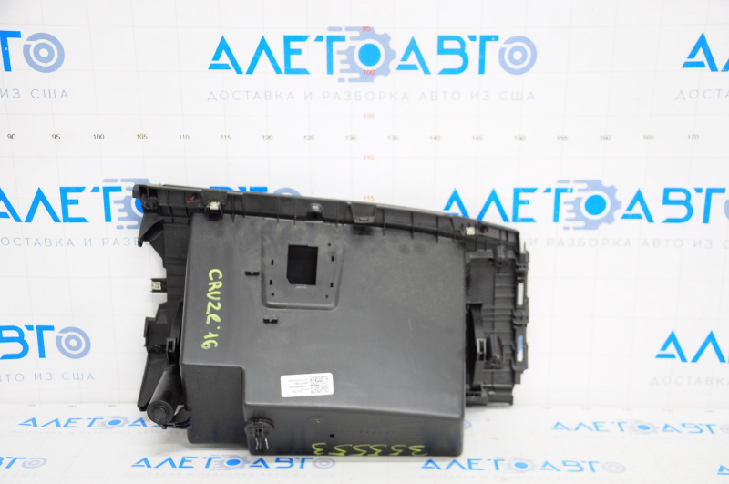 Glove box, glove compartment Chevrolet Cruze 16- black, broken mount