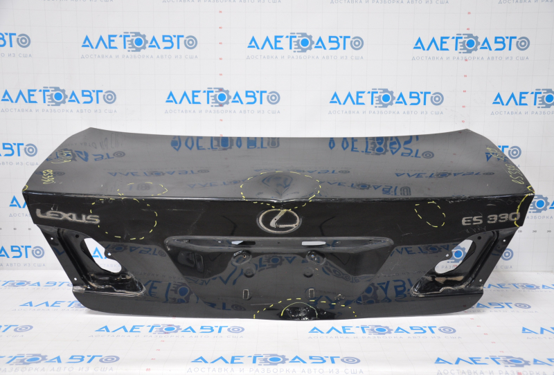 Lexus ES300 ES330 01-06 black trunk lid with dents