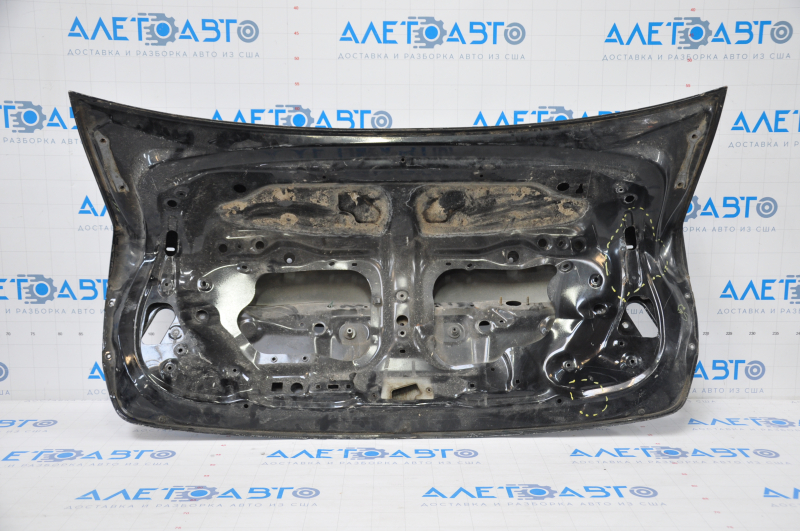 Lexus GS300 GS350 GS430 GS450h 06-11 trunk lid without spoiler, black, after repair, dents, bumps