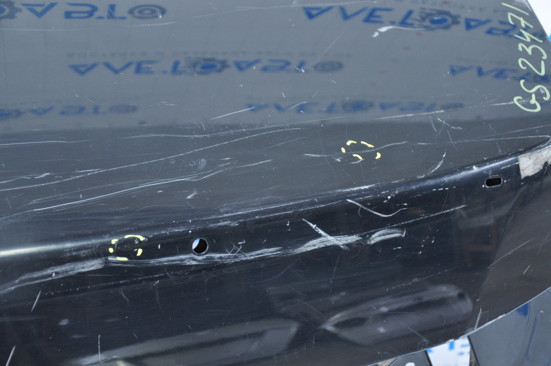 Lexus GS300 GS350 GS430 GS450h 06-11 trunk lid without spoiler, black, after repair, dents, bumps