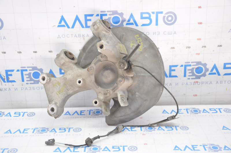 Trunnion with hub rear left Suzuki Kizashi 10-15 FWD, with casing, with ABS sensor