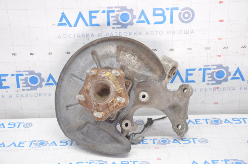Trunnion with hub rear left Suzuki Kizashi 10-15 FWD, with casing, with ABS sensor