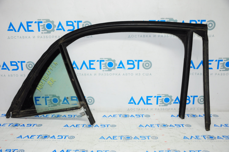 Door glass triangle rear right Chevrolet Malibu 13-15 with glass seal