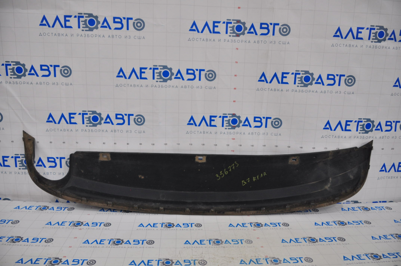 Rear bumper lip VW Passat b7 12-15 USA structure, pressed, scratches