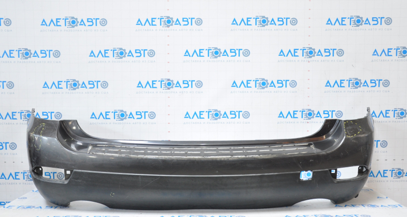 Bare rear bumper Subaru b10 Tribeca 08-14 graphite tears, broken fasteners, dents, scratches