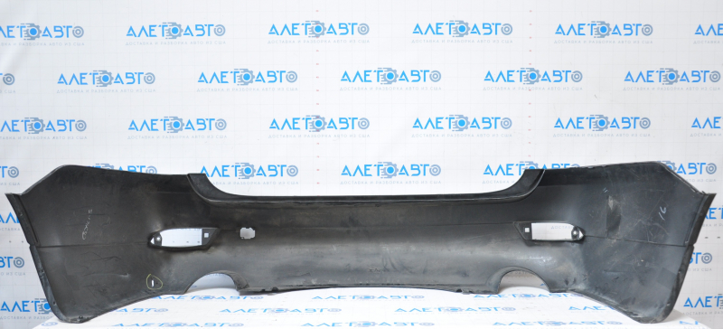 Bare rear bumper Subaru b10 Tribeca 08-14 graphite tears, broken fasteners, dents, scratches