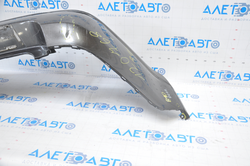 Bare rear bumper Subaru b10 Tribeca 08-14 graphite tears, broken fasteners, dents, scratches
