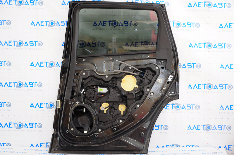 Door assembly rear right Jeep Cherokee KL 14-23 black PXR, butts