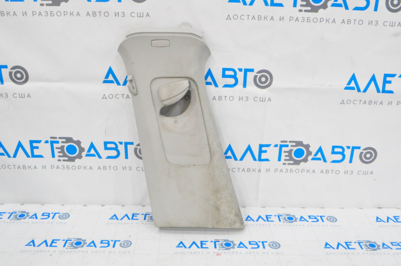 Center pillar trim upper belt left VW Passat b7 12-15 USA gray scratch, broken fasteners
