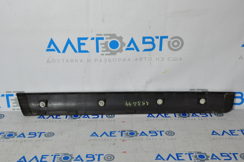 Door trim lower rear right Nissan Rogue 14-20 black, scuffed
