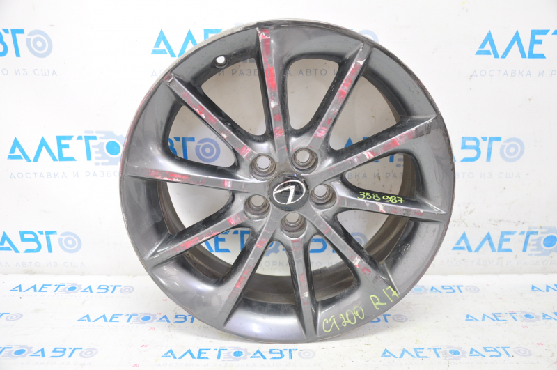 Wheel disk R17 x 7J 5*100 Lexus CT200h 11-13 graphite, for painting