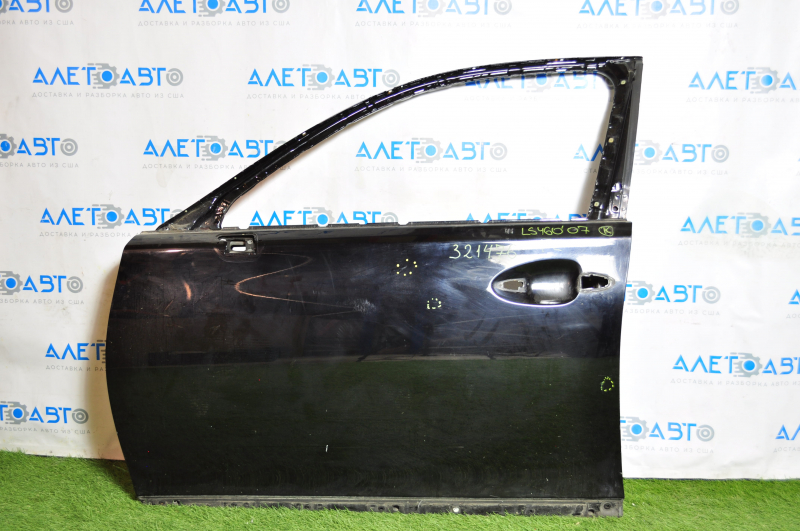 Door bare front left Lexus LS460 LS600h 07-12 black 212 pokes