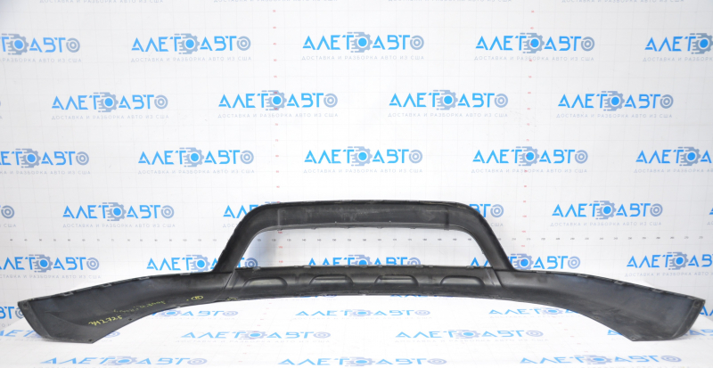 The front bumper lip of the Dodge Journey 11-19 SXT is crushed, the fasteners are torn, it is filed