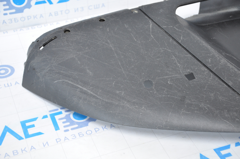 Front bumper lip Porsche Cayenne 958 11-14 structure tear of fastening, filed