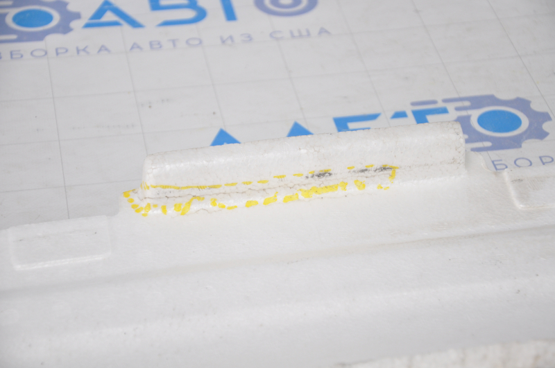 Toyota Camry v40 rear bumper absorber foam cracks, guide torn off, fragments sawed off