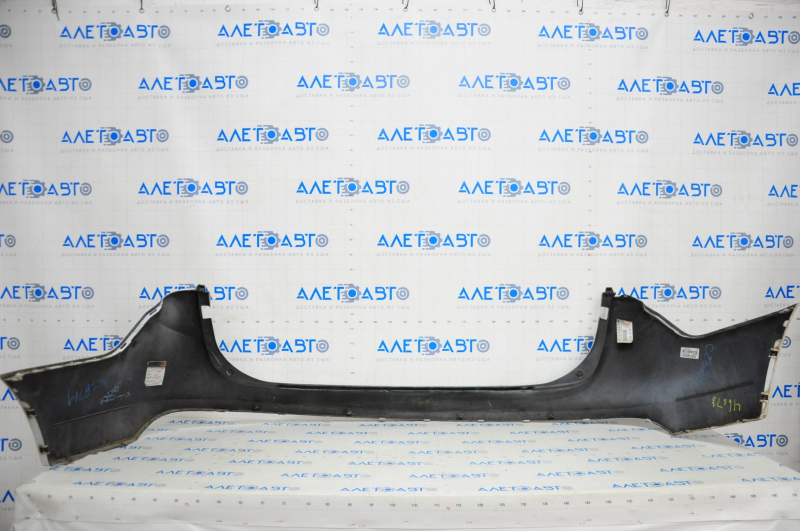 Rear bumper bare Hyundai Santa FE Sport 13-16 pre-rest upper, white, crack, broken mount
